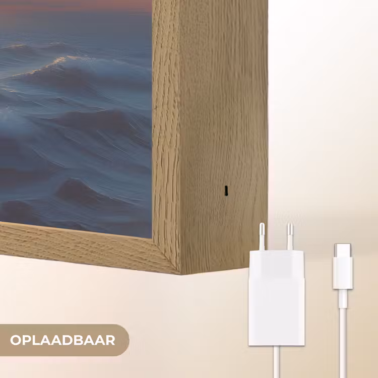 Lightbox - Wandlamp - Meeuwen - Zonsondergang - Zee - Wolken — 7