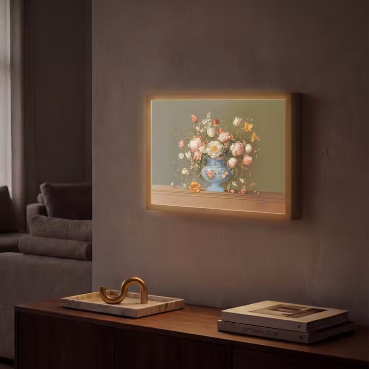 Lightbox - Wandlamp - Neutral - Bloemen - Boeket - Vaas — 2