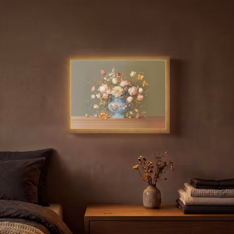 Lightbox - Wandlamp - Neutral - Bloemen - Boeket - Vaas — 3