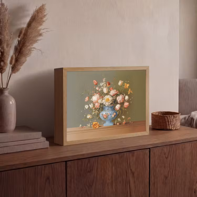 Lightbox - Wandlamp - Neutral - Bloemen - Boeket - Vaas — 4