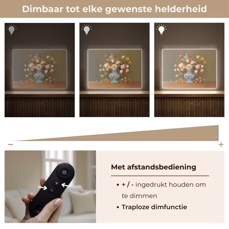 Lightbox - Wandlamp - Neutral - Bloemen - Boeket - Vaas — 9