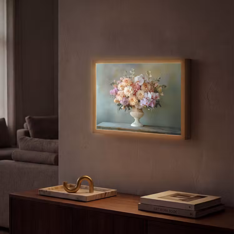Lightbox - Wandlamp - Orchidee - Boeket - Vaas - Bloemen — 2