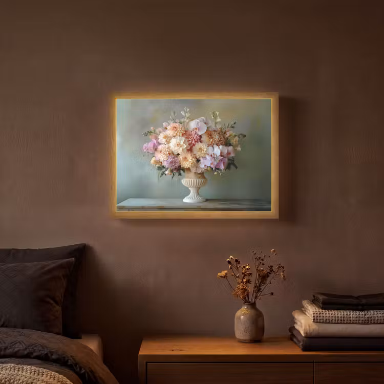 Lightbox - Wandlamp - Orchidee - Boeket - Vaas - Bloemen — 3
