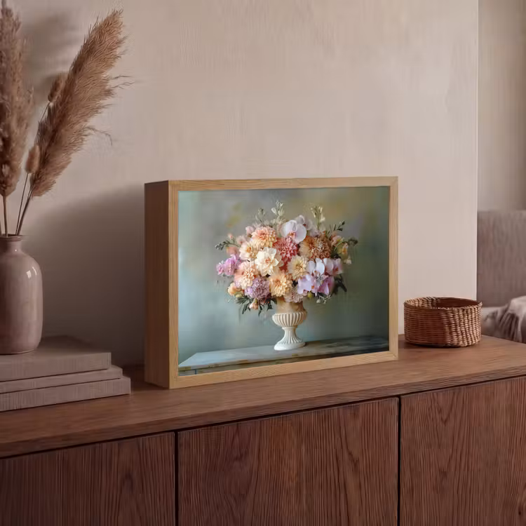 Lightbox - Wandlamp - Orchidee - Boeket - Vaas - Bloemen — 4