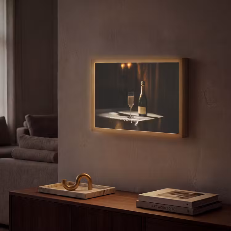 Lightbox - Wandlamp - Prosecco - Bubbels - Sfeervol - Drank — 2