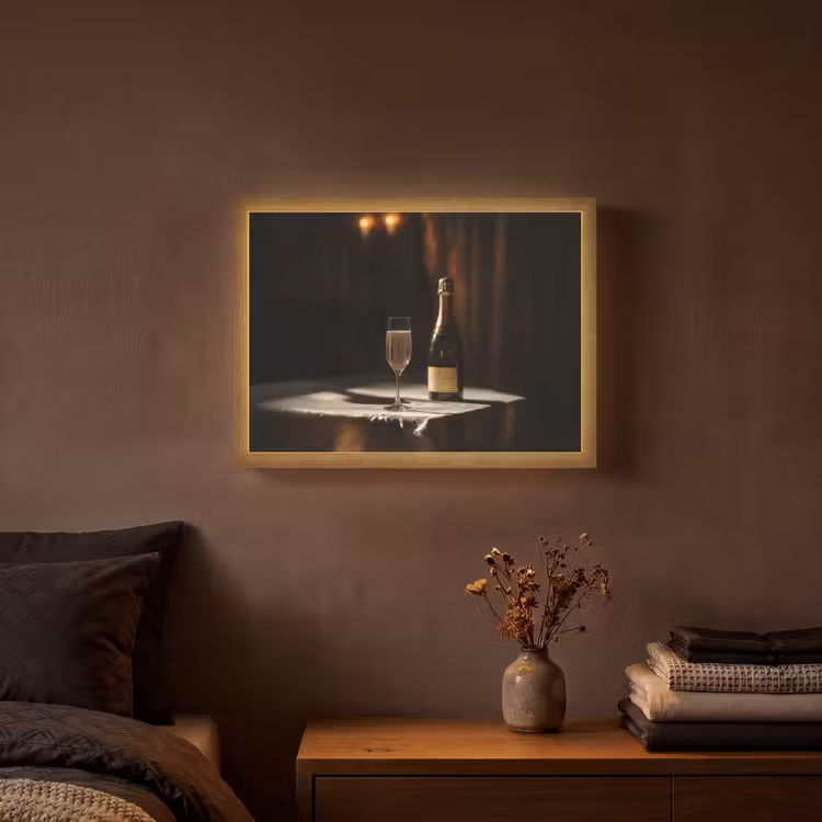 Lightbox - Wandlamp - Prosecco - Bubbels - Sfeervol - Drank — 3