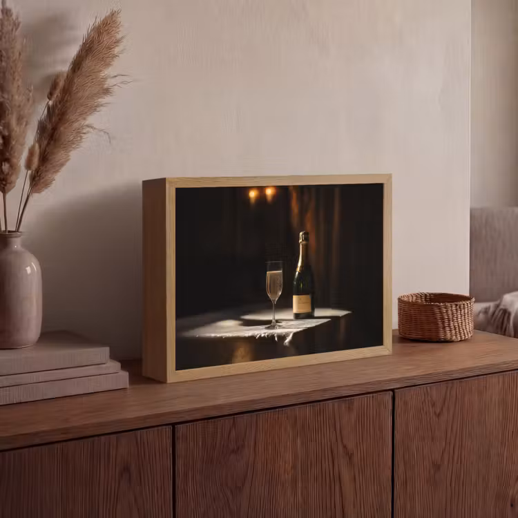 Lightbox - Wandlamp - Prosecco - Bubbels - Sfeervol - Drank — 4