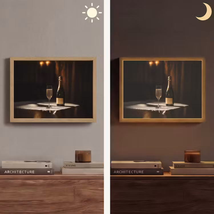 Lightbox - Wandlamp - Prosecco - Bubbels - Sfeervol - Drank — 6
