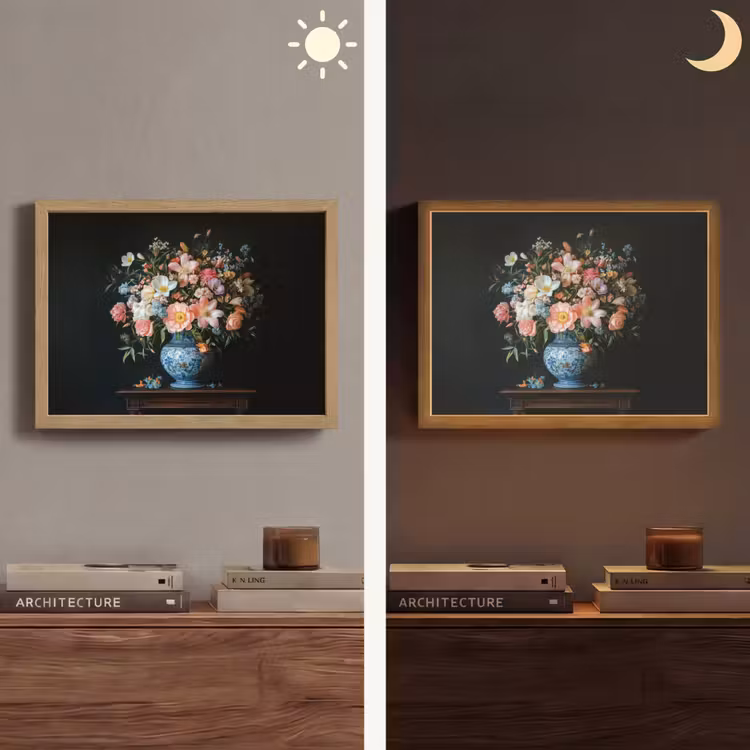 Lightbox - Wandlamp - Roze - Bloemen - Vaas - Kleuren — 6