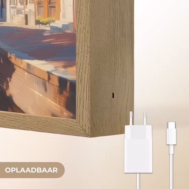 Lightbox - Wandlamp - Stad - Gracht - Zon - Fietsen — 7
