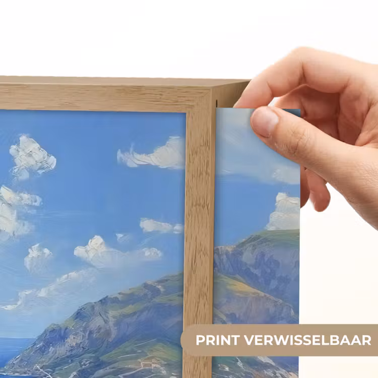 Lightbox - Wandlamp - Trap - Huizen - Berglandschap - Zee — 5