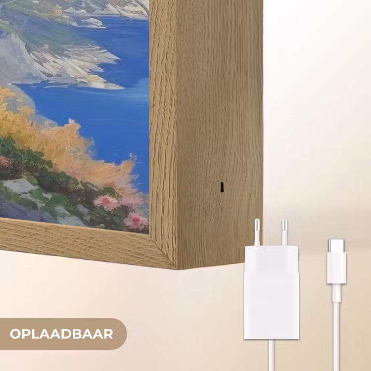 Lightbox - Wandlamp - Trap - Huizen - Berglandschap - Zee — 7