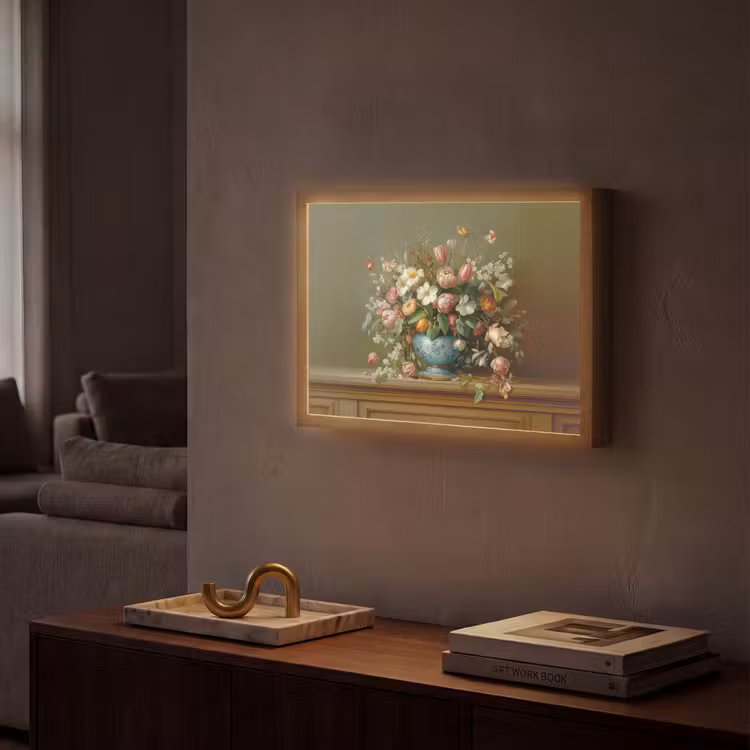 Lightbox - Wandlamp - Vaas - Pastel - Kleuren - Bloemen — 2