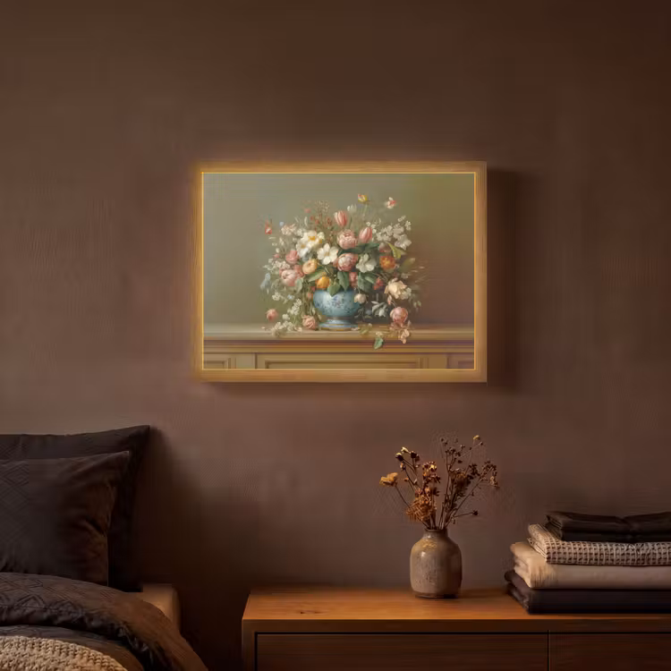 Lightbox - Wandlamp - Vaas - Pastel - Kleuren - Bloemen — 3