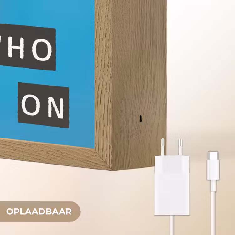 Lightbox - Wandlamp - Vogel - Toekan - Blauw - Quotes — 6
