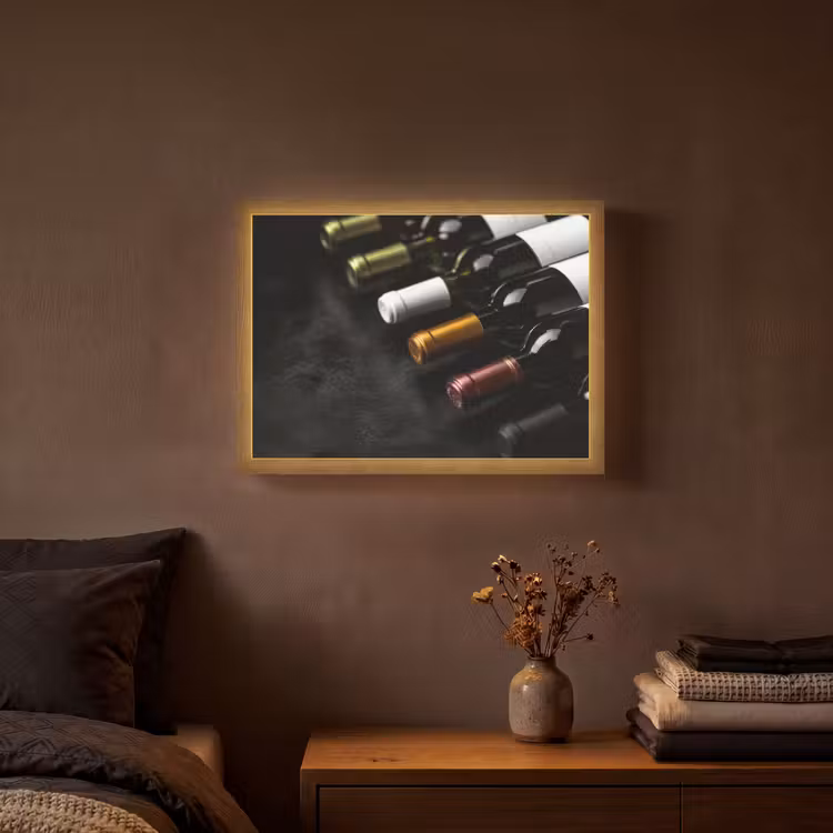 Lightbox - Wandlamp - Wijn - Flessen - Variatie - Smaken — 3