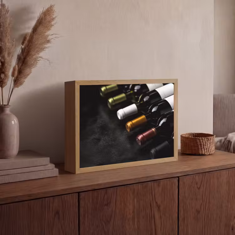 Lightbox - Wandlamp - Wijn - Flessen - Variatie - Smaken — 4
