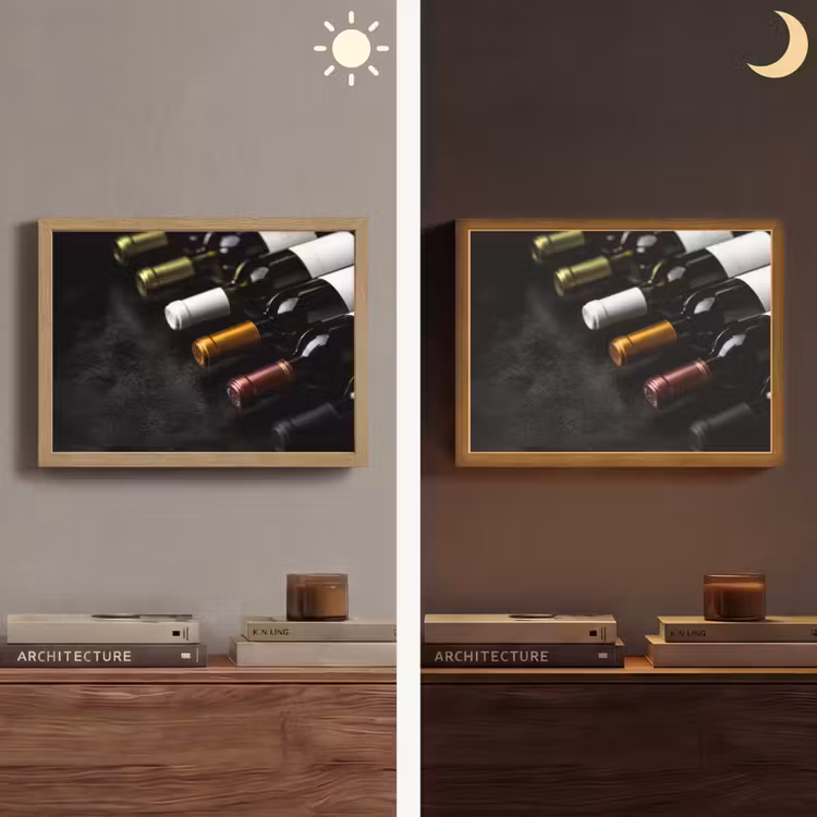 Lightbox - Wandlamp - Wijn - Flessen - Variatie - Smaken — 6