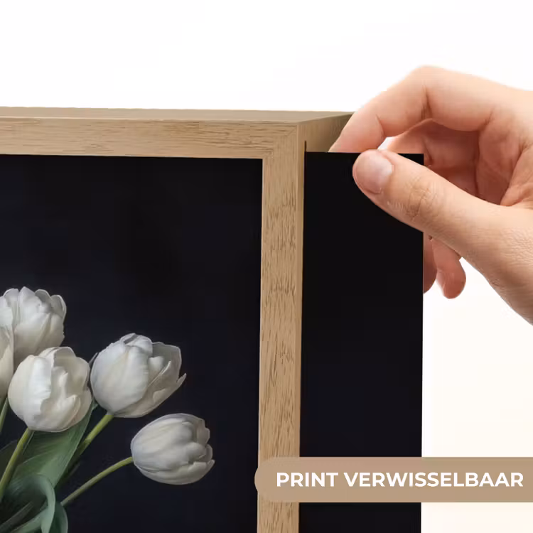 Lightbox - Wandlamp - Wit - Bloemen - Tulpen - Vaas — 5