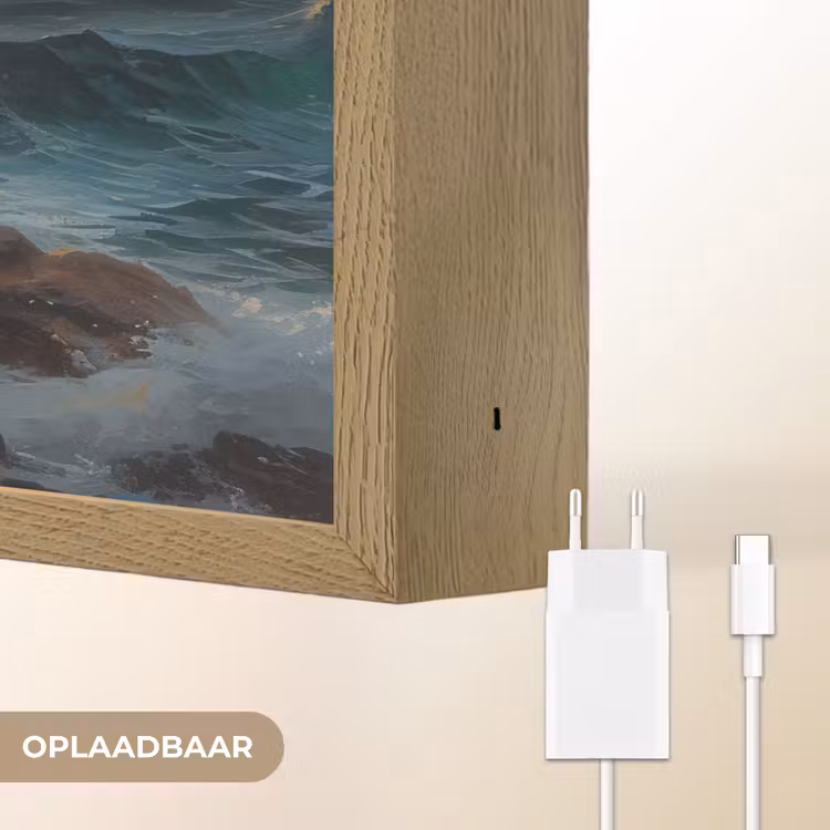 Lightbox - Wandlamp - Zee - Zon - Golven - Rotsen — 7