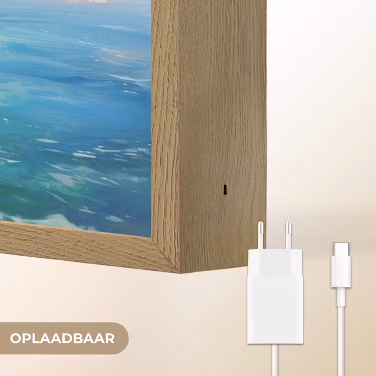 Lightbox - Wandlamp - Zeilboot - Rotsen - Kust - Huizen — 7