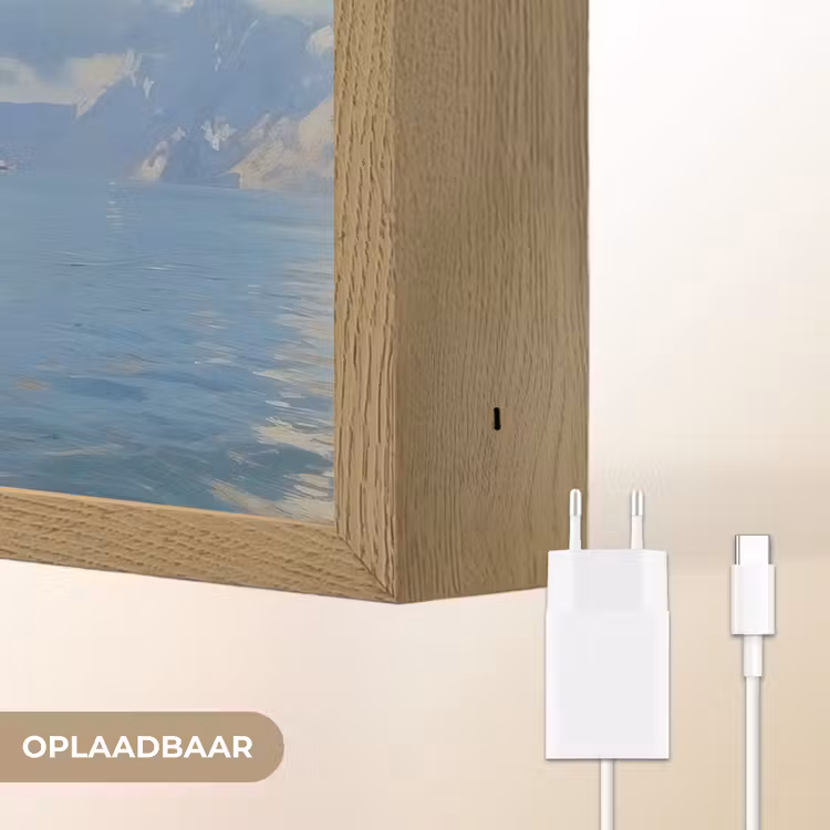 Lightbox - Wandlamp - Zeilschip - Huizen - Kade - Zee — 7