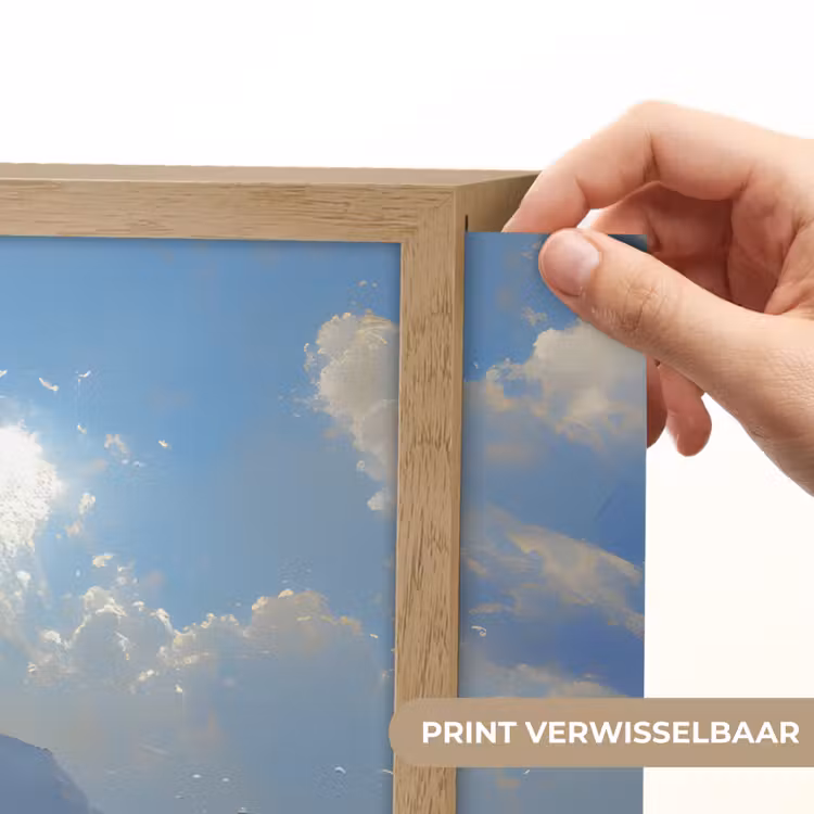 Lightbox - Wandlamp - Zeilschip - Zee - Rotsen - Wolken — 5