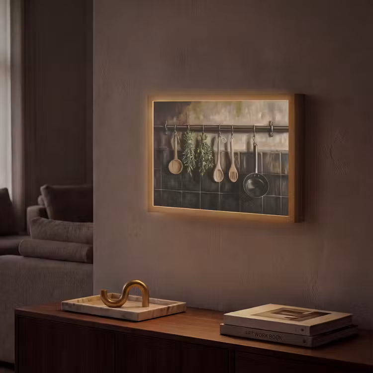 Lightbox - Wandlamp - Keukengerei - Rustiek - Tegels - Kruiden — 2