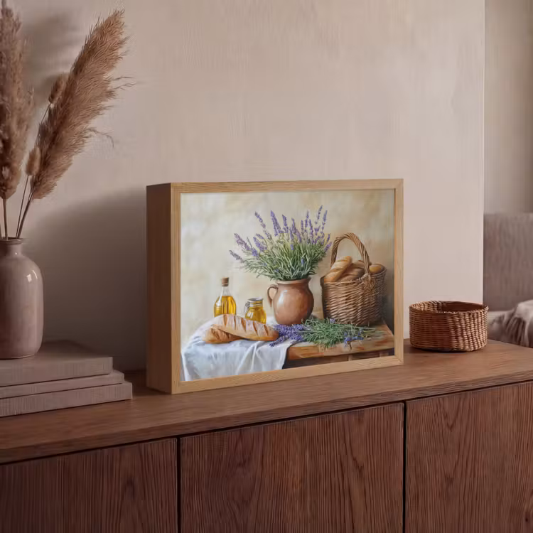 Lightbox - Wandlamp - Lavendel - Brood - Stilleven — 4