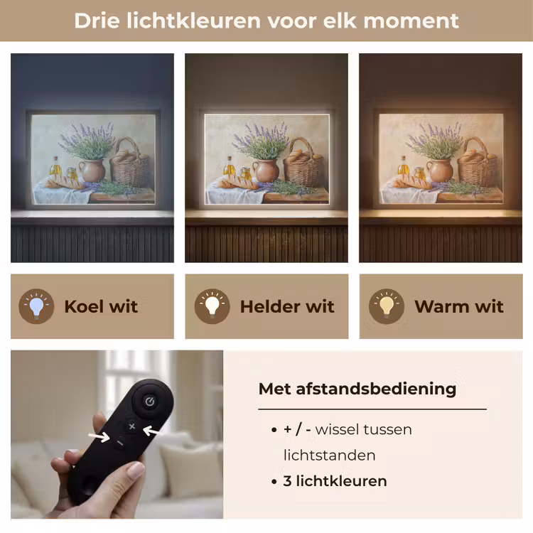 Lightbox - Wandlamp - Lavendel - Brood - Stilleven — 8