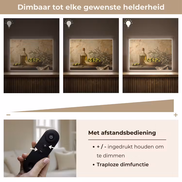 Lightbox - Wandlamp - Olijven - Stilleven - Vintage — 9
