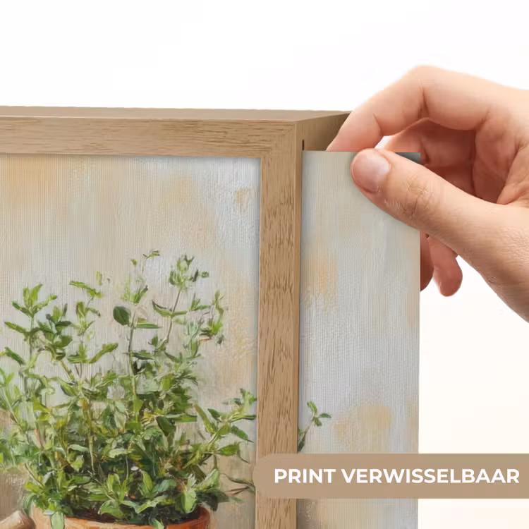 Lightbox - Wandlamp - Potten - Kruiden - Hout — 5
