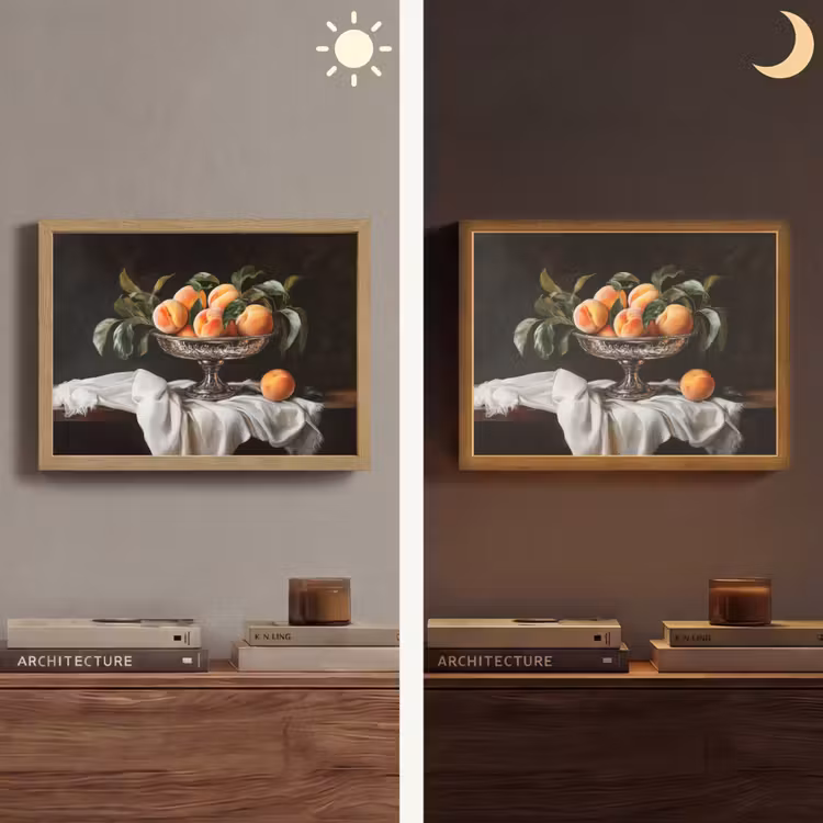 Lightbox - Wandlamp - Stilleven - Perziken - Vintage — 6