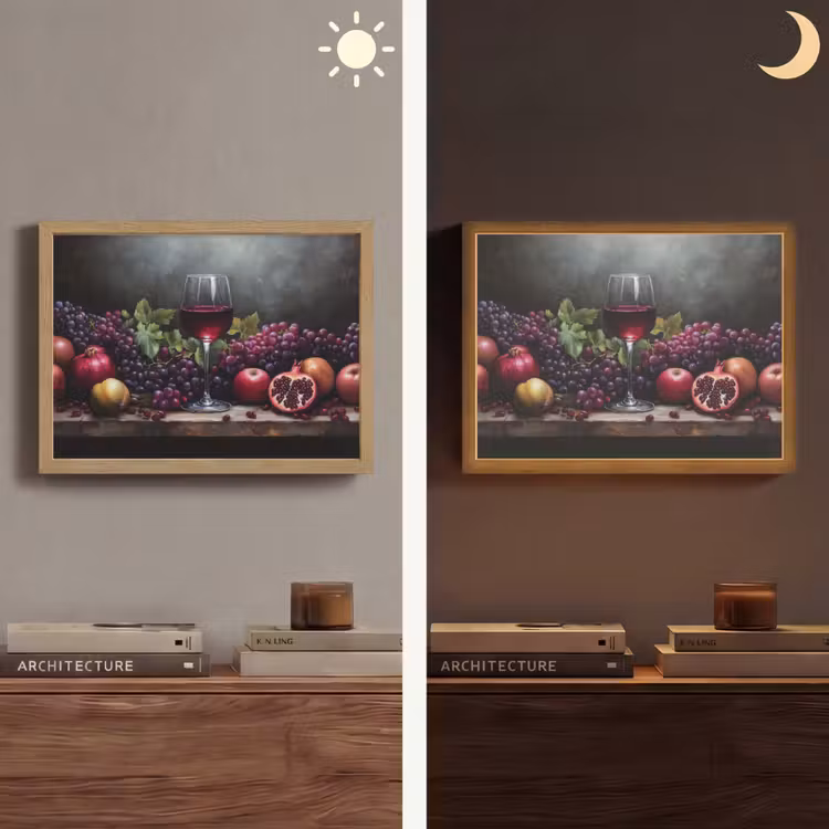 Lightbox - Wandlamp - Wijn - Fruit - Stilleven — 6