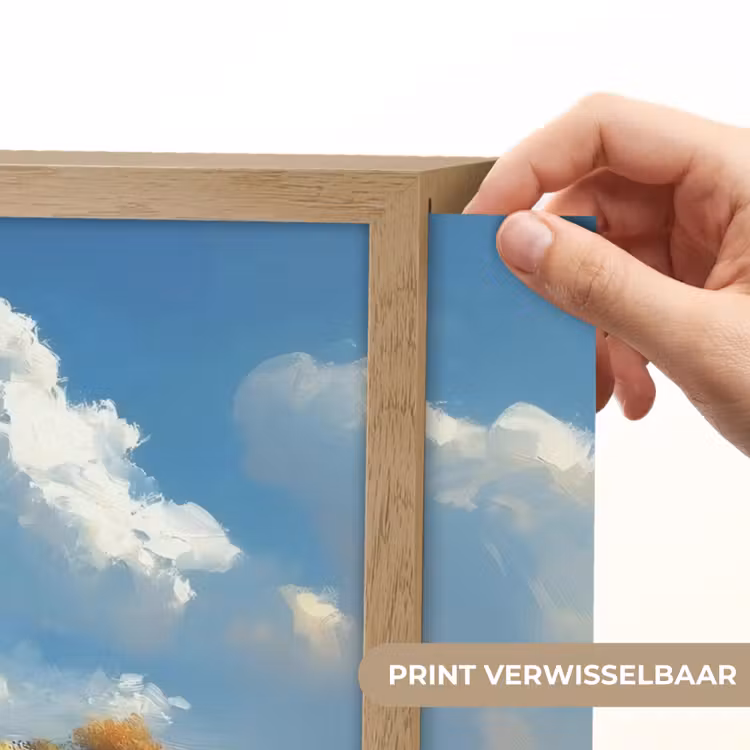 Lightbox - Wandlamp - Windmolen - Heuvel - Bloemen - Kleurrijk — 5