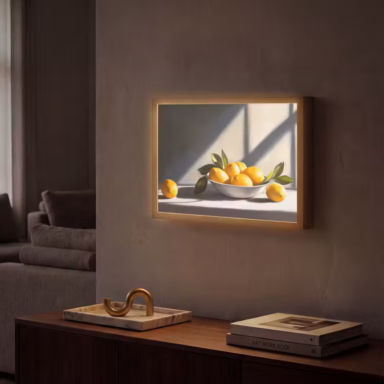 Lightbox - Wandlamp - Citroenen - Stilleven - Geel — 2