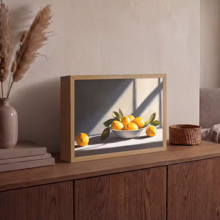 Lightbox - Wandlamp - Citroenen - Stilleven - Geel — 4