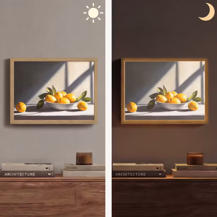 Lightbox - Wandlamp - Citroenen - Stilleven - Geel — 6