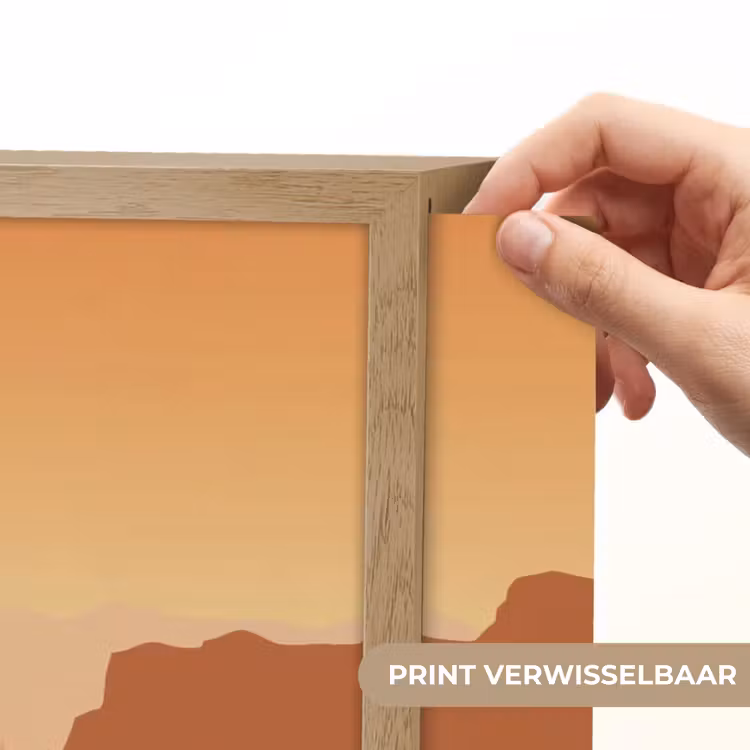 Lightbox - Wandlamp - Landschap - Woestijn - Cactussen - Zon — 5