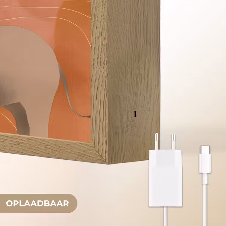 Lightbox - Wandlamp - Olifanten - Oranje - Abstract — 7