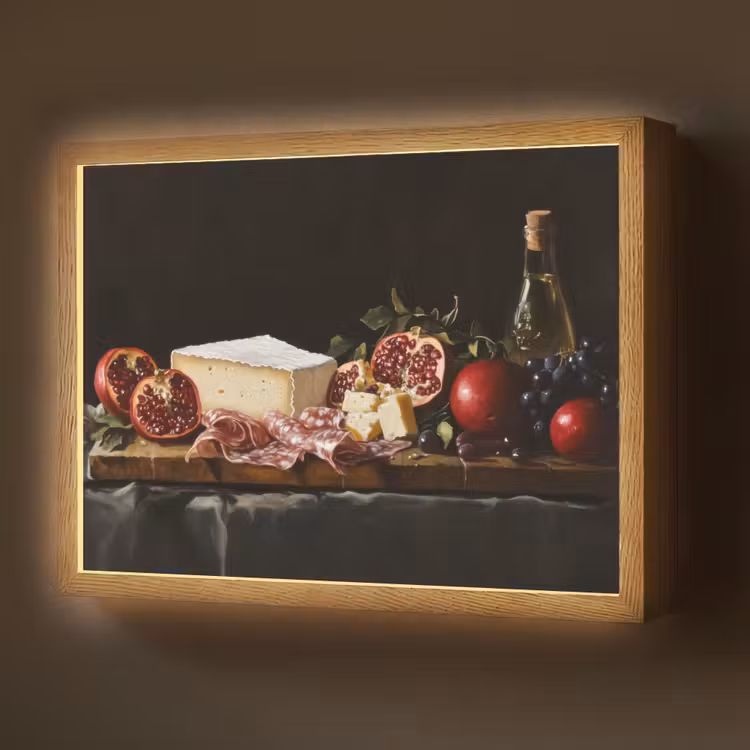 Lightbox - Wandlamp - Stilleven - Vintage - Borrelplank — 1