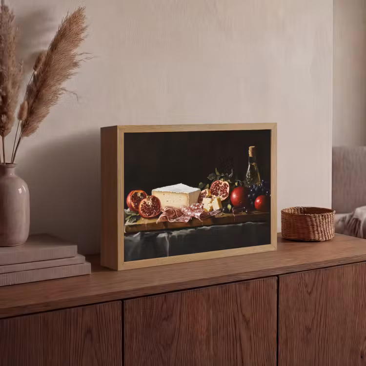 Lightbox - Wandlamp - Stilleven - Vintage - Borrelplank — 4