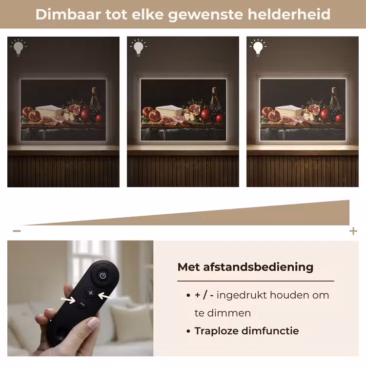 Lightbox - Wandlamp - Stilleven - Vintage - Borrelplank — 9