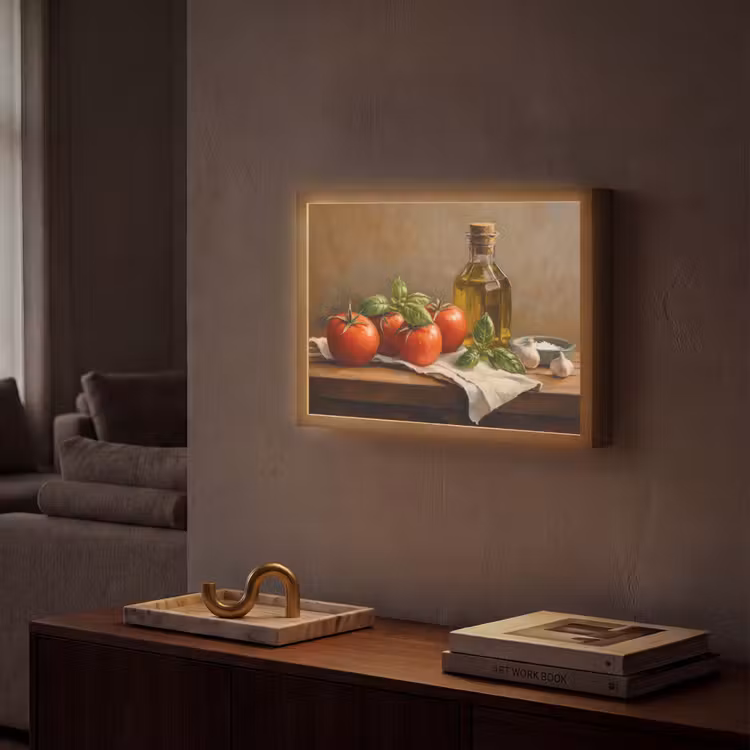 Lightbox - Wandlamp - Tomaten - Olijfolie - Stilleven — 2