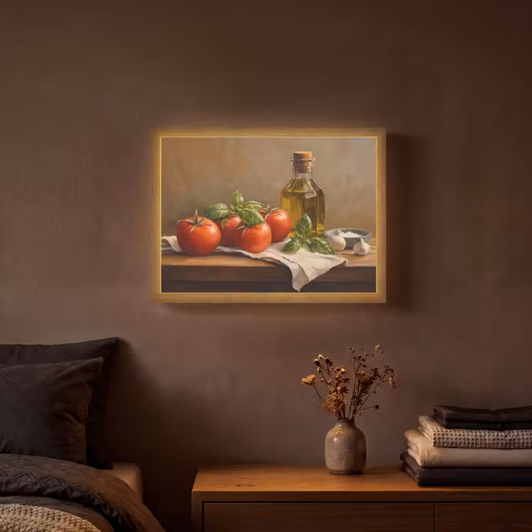 Lightbox - Wandlamp - Tomaten - Olijfolie - Stilleven — 3