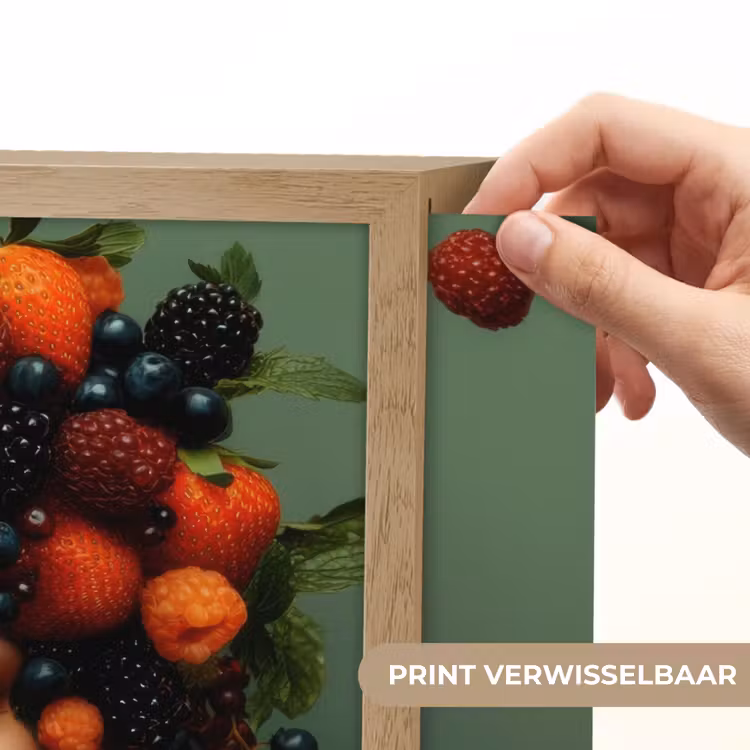 Lightbox - Wandlamp - Vrouw - Aardbeien - Frambozen - Bramen - Bessen — 5