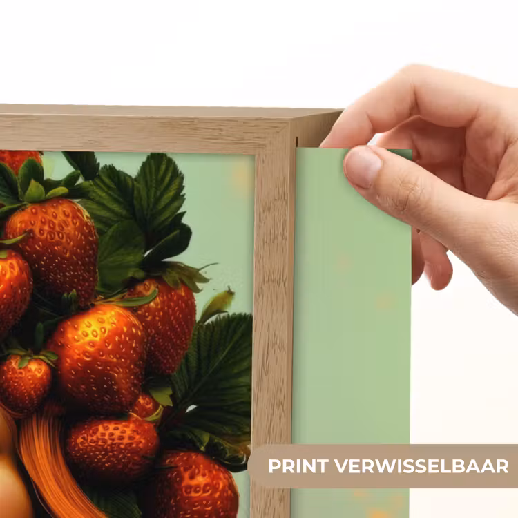 Lightbox - Wandlamp - Vrouw - Aardbeien - Kroon — 5