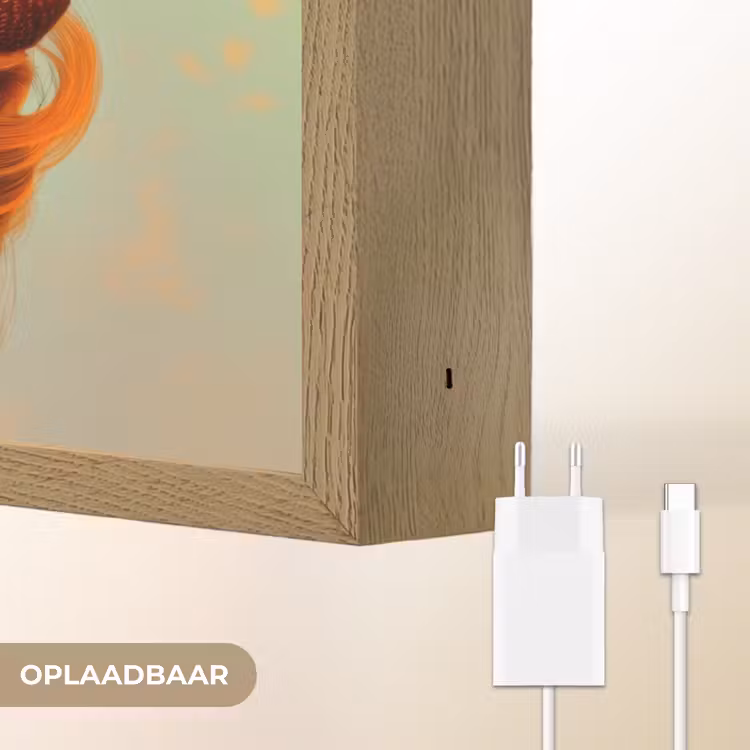 Lightbox - Wandlamp - Vrouw - Aardbeien - Kroon — 7