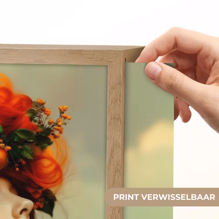 Lightbox - Wandlamp - Vrouw - Appels - Rood - Bladeren — 5