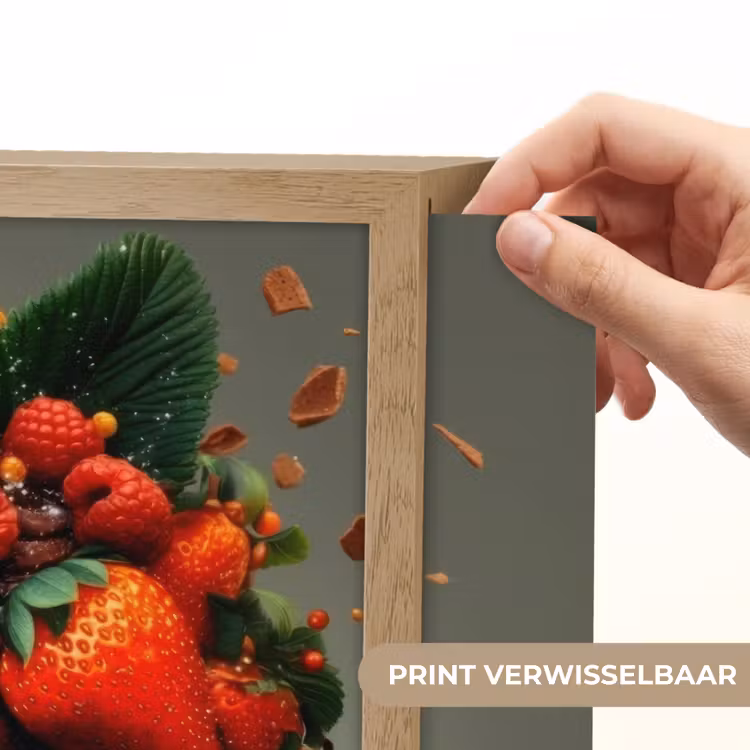Lightbox - Wandlamp - Vrouw - Chocolade - Frambozen - Aardbeien - Koekjes — 5